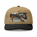 Dog WOW Snapback Hat — Funny German Shepherd & Puppy Two-Tone Cap